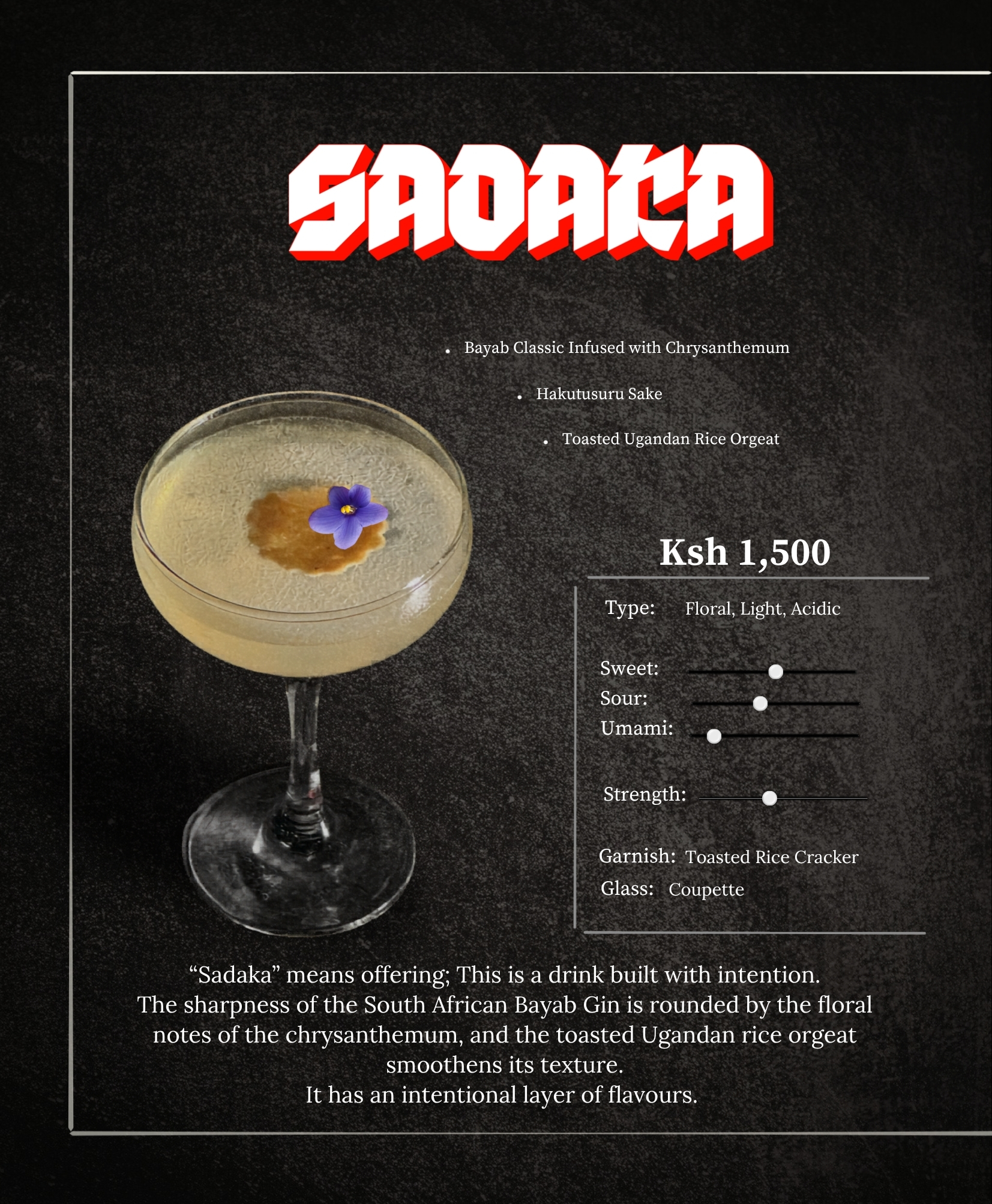 Tribute to Africa Menu — page 7